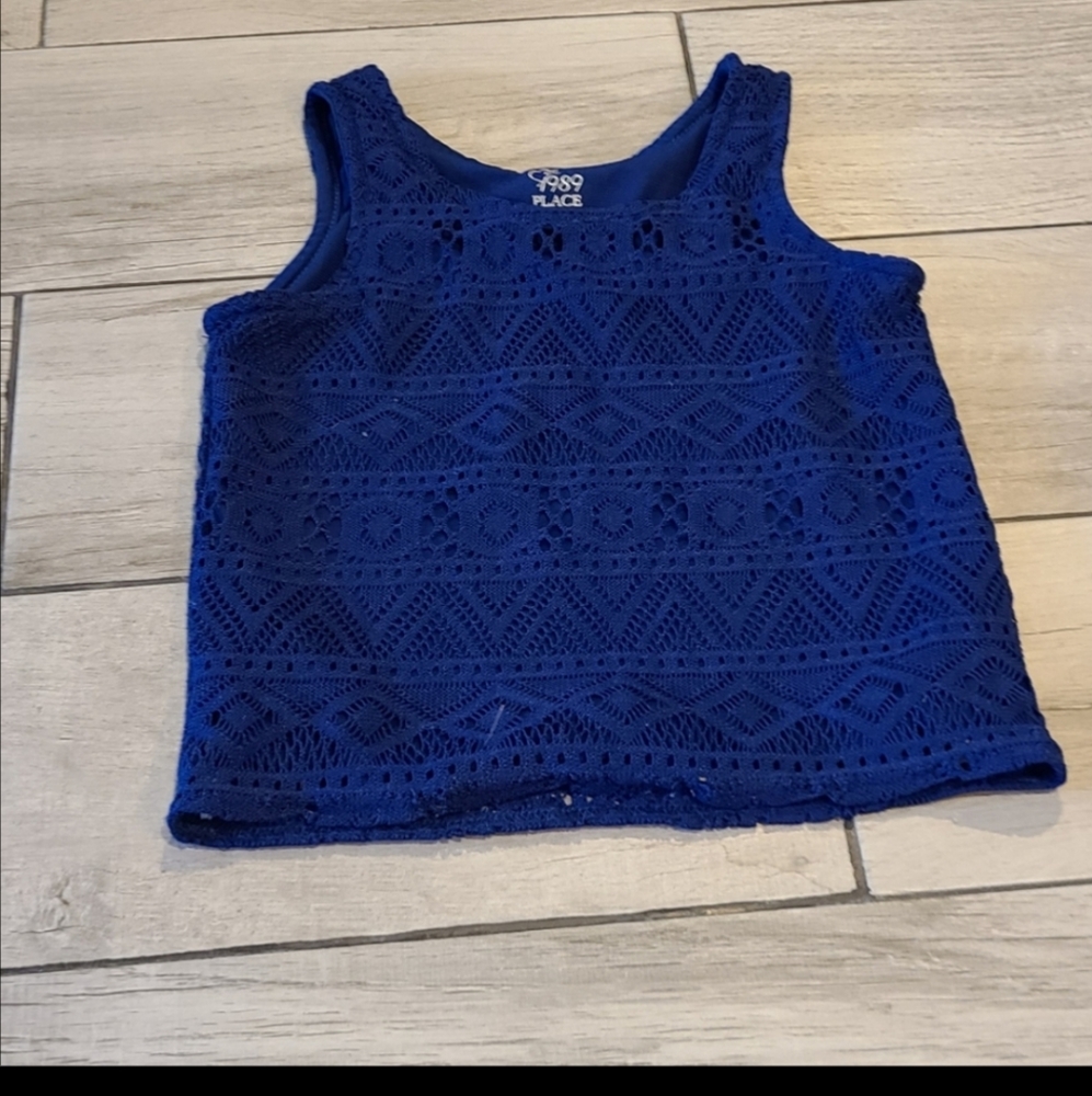 🍦1989 Place lace overlay tank🪅